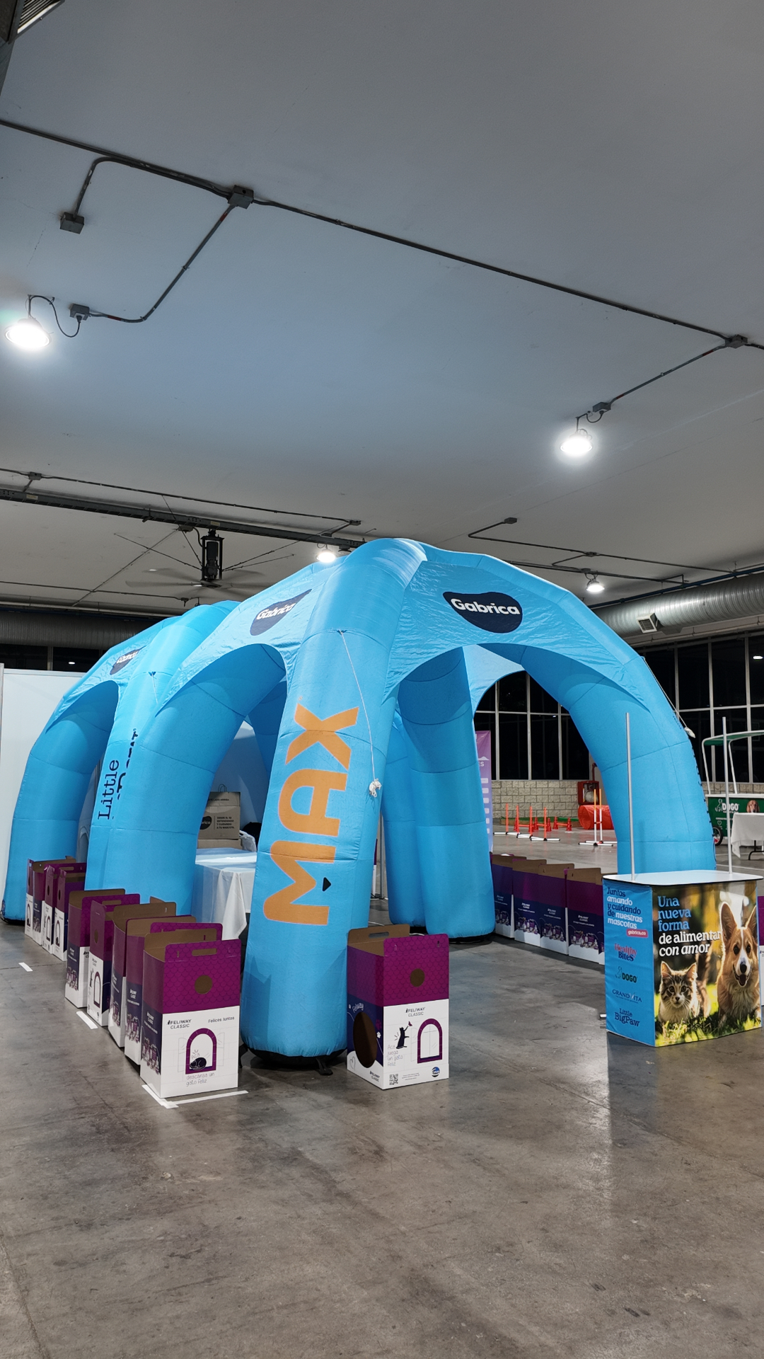 Stand inflable de Gabrica en FamyFest edición anterior